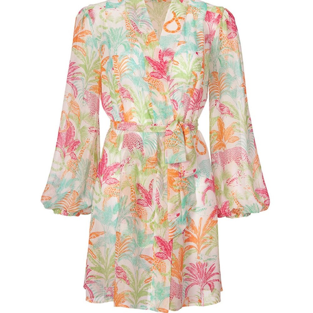 Cabi Sunset Kimono Sheer, Multicolor Sheer Wrap  Size S *Brand New*